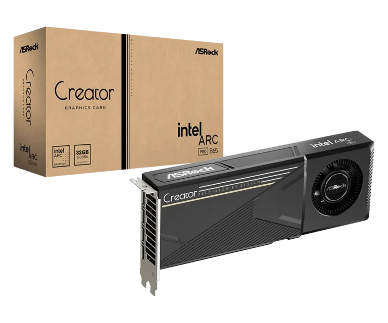 Kartelë Grafike Intel Arc Pro B65 ASRock Creator / 32GB GDDR6