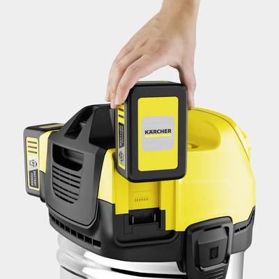 Fshesë me vakum Karcher WD 4-18 S Dual Battery Set V-20/22 Wireless (Wet & Dry) – 20L - Figura 2