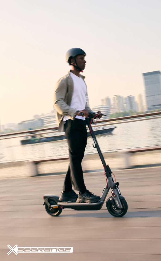 Trotinet Elektrik Segway Ninebot F3 Pro E - Zezë/Kuqe - Figura 4