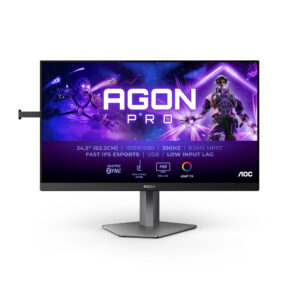 Monitor Gaming AOC AG256FS / 24.5"/ Full HD Fast IPS AG / 390Hz / 1ms / HDMI+DP - Zezë