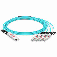 Kabllo për SSD/HDD Broadcom LSI 40GbE QSFP+ to 4× 10GbE SFP+ Breakout AOC – 3m by Avago