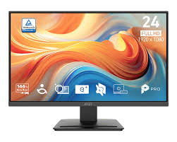 Monitor Gaming MSI PRO MP241 E14V / 23.8"/ Full HD VA AG / 144Hz / 1ms / HDMI+DP - Zezë