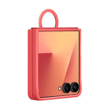 Aksesorë për telefon Samsung Ring Case (Silicone) për Galaxy Z Flip7 – Kuqe - Figura 3