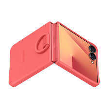 Aksesorë për telefon Samsung Ring Case (Silicone) për Galaxy Z Flip7 – Kuqe - Figura 4