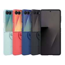 Aksesorë për telefon Samsung Ring Case (Silicone) për Galaxy Z Flip7 – Kuqe - Figura 6