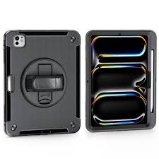 Aksesorë për tablet 4smarts Rugged Case Grip for iPad Air 11" / iPad Pro 11" – Zezë