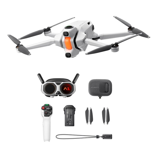 Dron Insta360 Antigravity A1 Standard Bundle - Bardhë / Gri