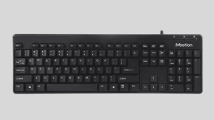 Tastierë me kabllo Meetion AK100 Corded Ergonomic / USB / US / e zezë