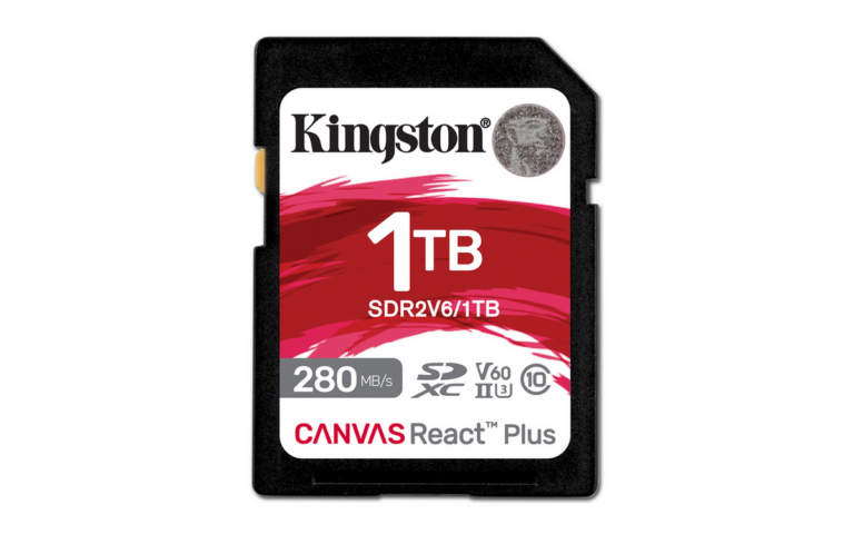 Kartë Memorie Kingston Canvas React Plus 1TB V60 / SDR2V6/1TB - Bardhë/Kuqe/Zezë