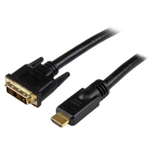 Kabëll HDMI në DVI / 15cm / me pina) / E zezë