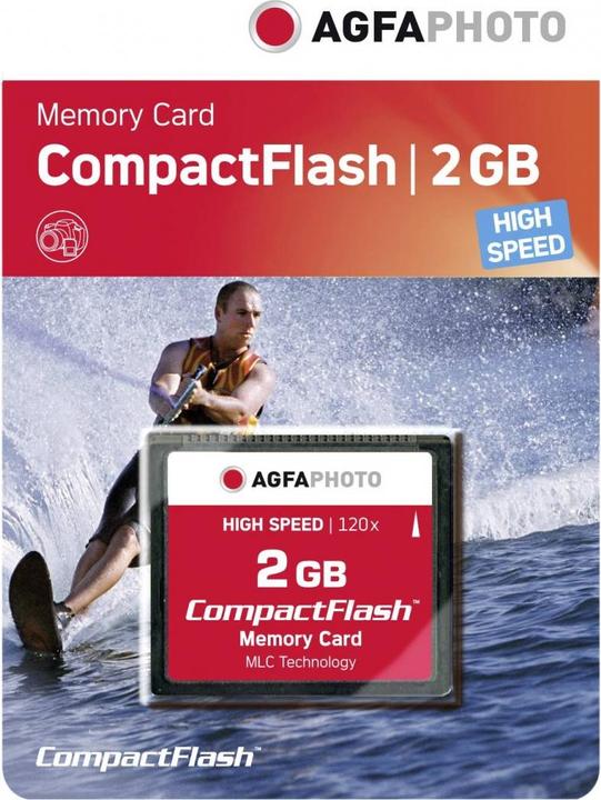Kartë Memorie SD CARD AgfaPhoto Compact Flash 2GB High Speed 120x MLC