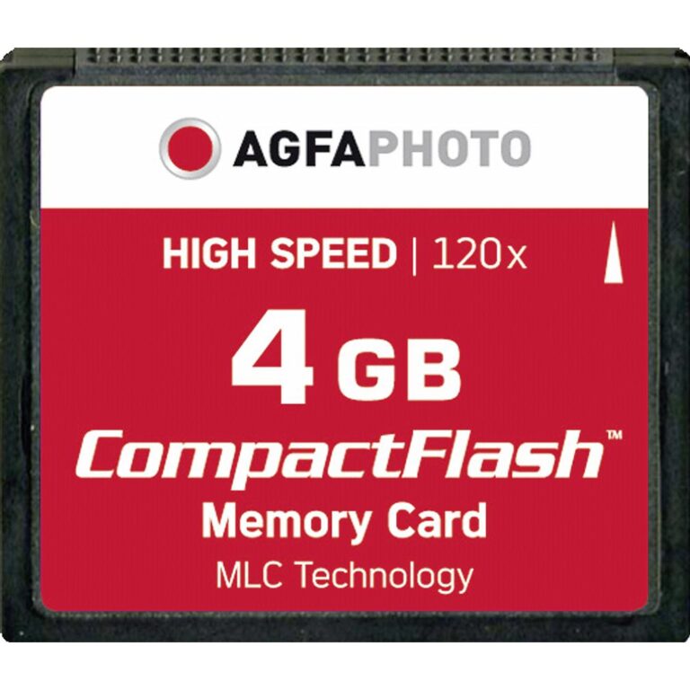 Kartë Memorie SD CARD AgfaPhoto Compact Flash 4GB High Speed 120x MLC