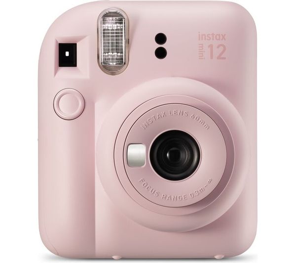 Kamer Fujifilm Instax Mini 12 / Printon Foto 62mm × 46mm / Lens 2 components 2 elements / f = 60 mm, 1:12.7 / Pink