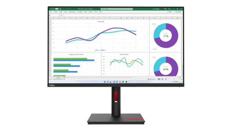 Monitor Lenovo T32h-30 / 63D3GAT1EU / 31.5"/ Quad HD IPS / LED / 60Hz / 6ms / HDMI+DP+USB - Zezë