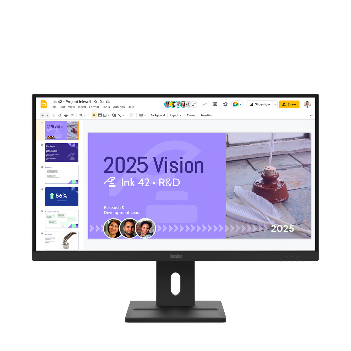 Monitor Lenovo ThinkVision E27Q-40 / 64BDGAT4EU / 27"/ Quad HD IPS / LCD / 100Hz / 6ms / HDMI+DP - Zezë
