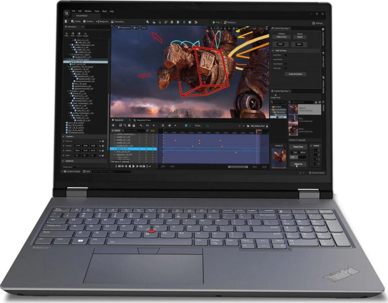 Laptop Lenovo ThinkPad P16 G2 / i7-13850HX / 64GB DDR5 / 512GB / 16" WQXGA IPS 165Hz / RTX A3500 Ada 12GB - Gri
