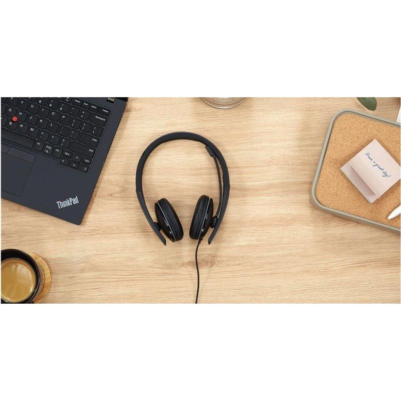 Kufje me kabllo Lenovo ANC / Gen 2 / MS Teams - Zezë - Figura 5
