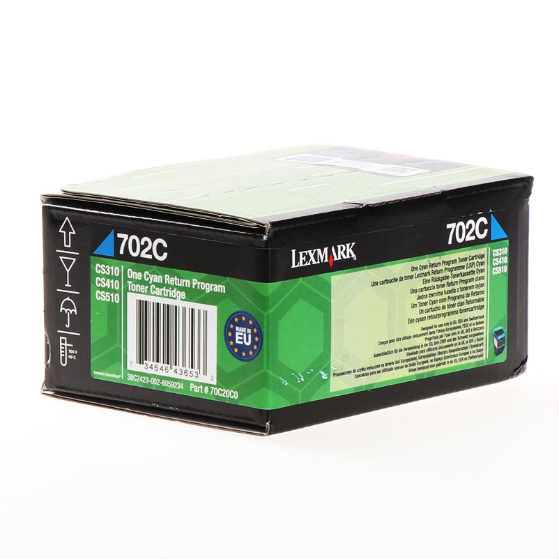 Toner Lexmark 702C – Blu