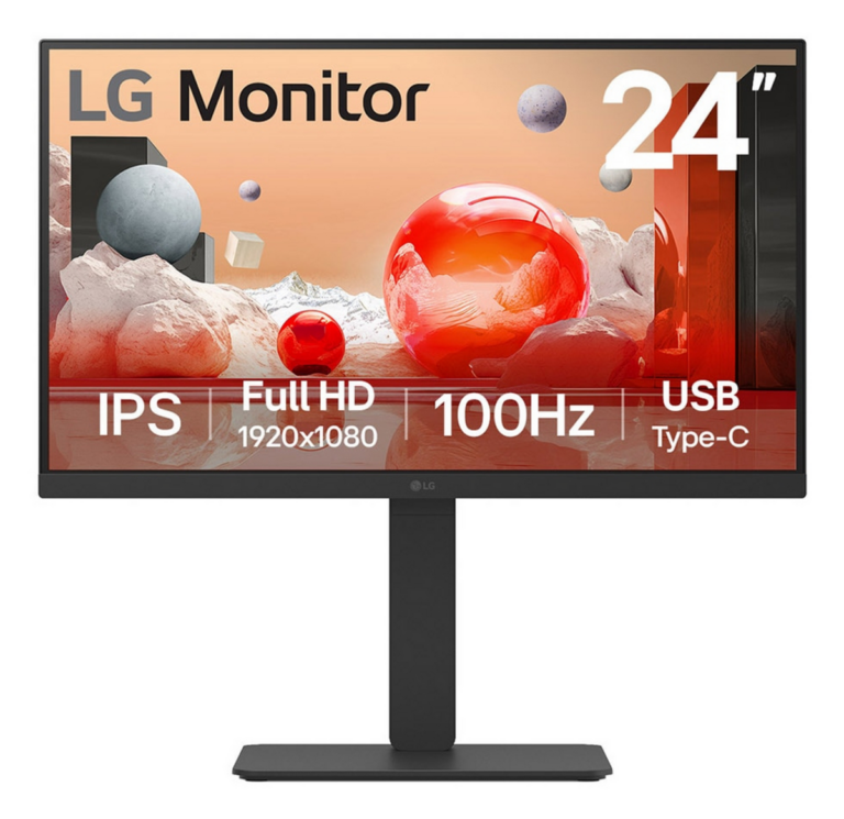 Monitor LG 24BA650-B / 24BA650-B / 24"/ Full HD IPS / LED / 100Hz / 5ms / HDMI+USB+DP - Zezë