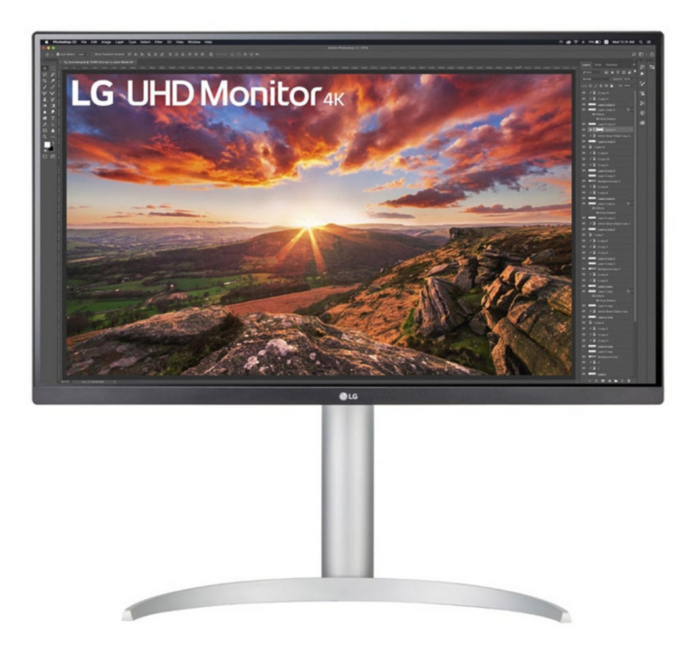 Monitor LG 27UP850K-W / 27UP850K-W.AEU / 27"/ 4K Ultra HD IPS / 60Hz / 5ms / HDMI+USB+DP - Zezë / Argjend