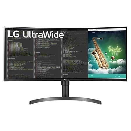 Monitor LG 35WN75P / 35"/ 4K Ultra HD VA / Curved / LED / 100Hz / 5ms / HDMI + DisplayPort + USB - Zezë