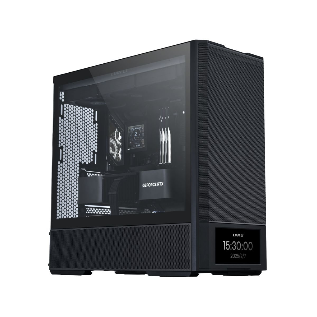 Kasë PC Lian Li Lancool 207 Digital - Zezë - Figura 2