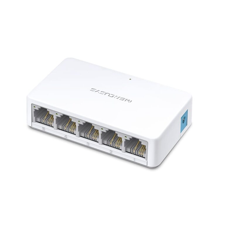 Switch Mercusys / 5-Port / Desktop / 10/100Mbps / I bardhë