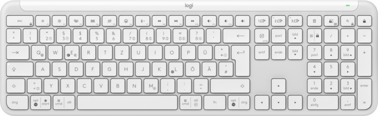 Tastierë pa kabllo Logitech K950 Signature Slim / 920-012452 / German Layout – Bardhë