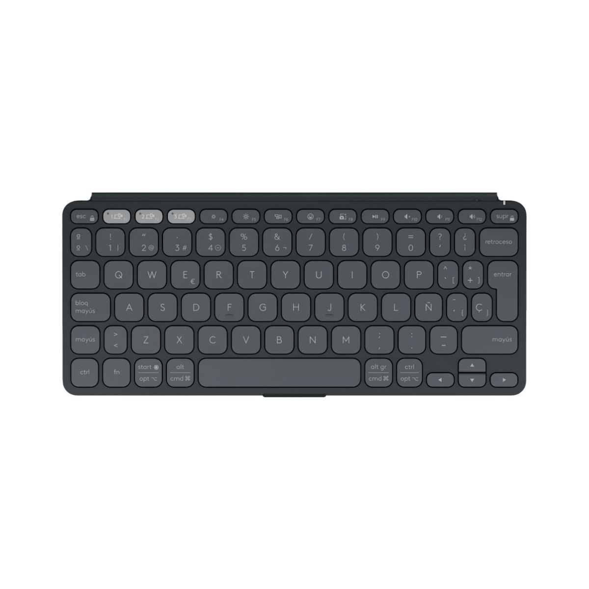 Tastierë pa Kabllo Logitech Keys‑To‑Go 2 – Grafit - Figura 2