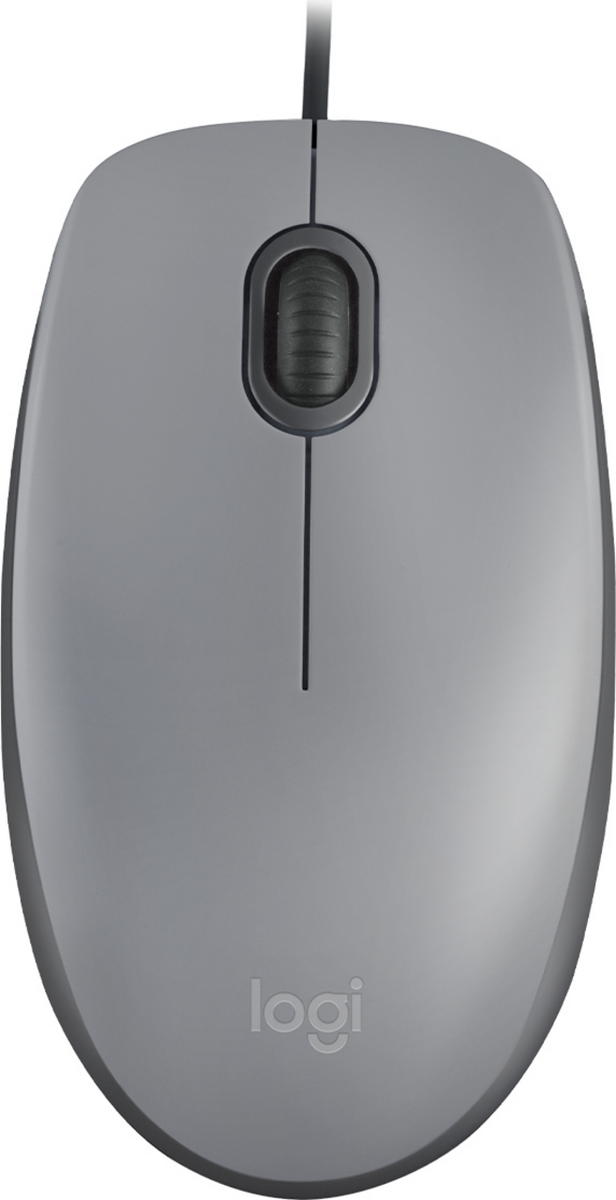 Maus me Kabllo Logitech Mouse M110 Silent – Gri