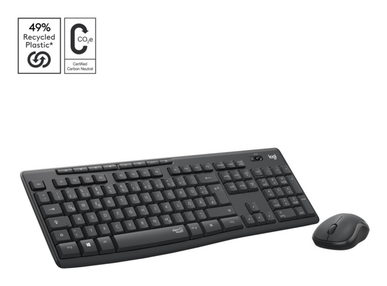 Combo (Tastierë & Maus) Logitech MK295 Silent – Grafit