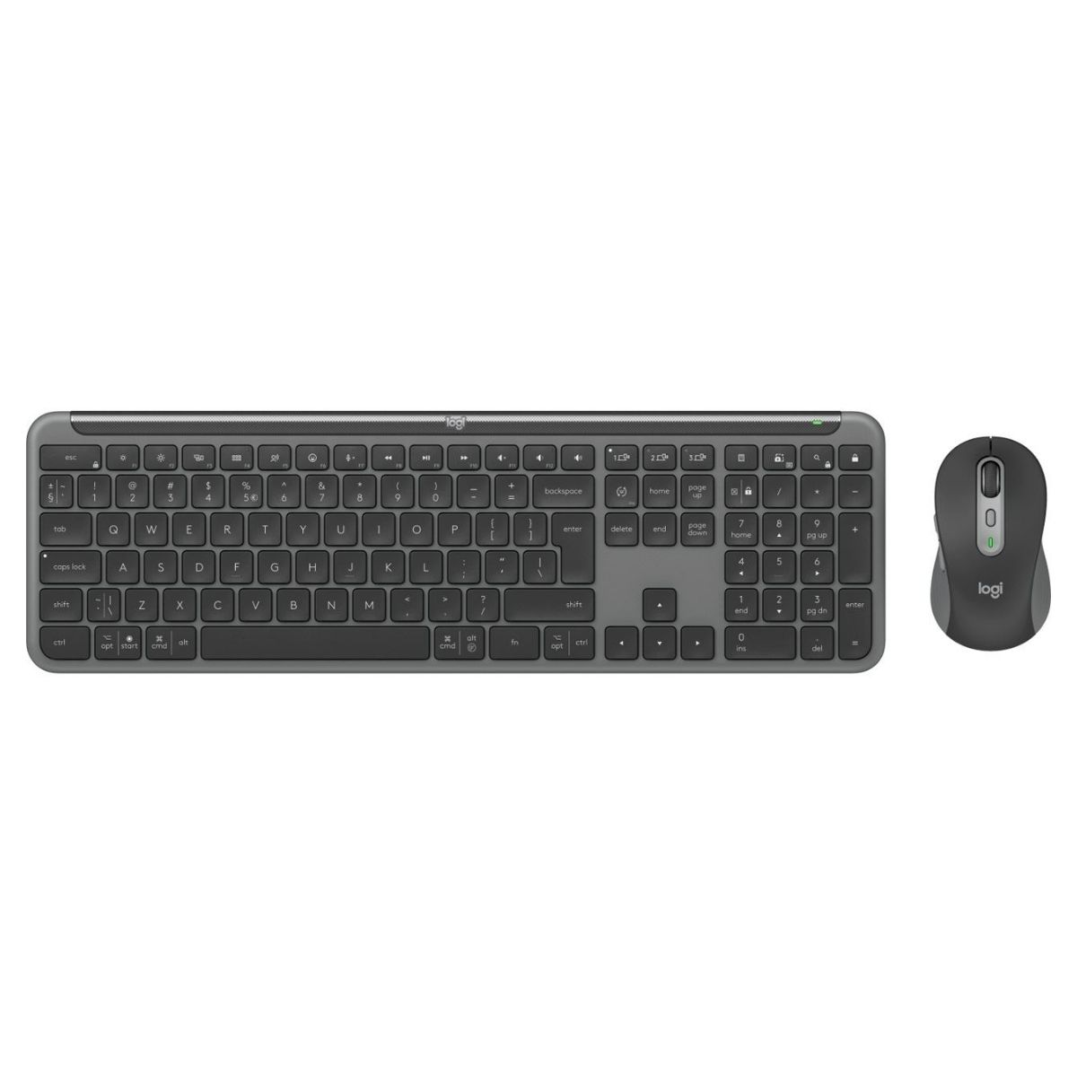 Combo (Tastierë & Maus) Logitech MK950 Signature Slim / 920-012490 – Grafit