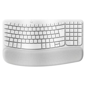 Tastierë pa kabllo Logitech Wave Keys for Mac – Bardhë
