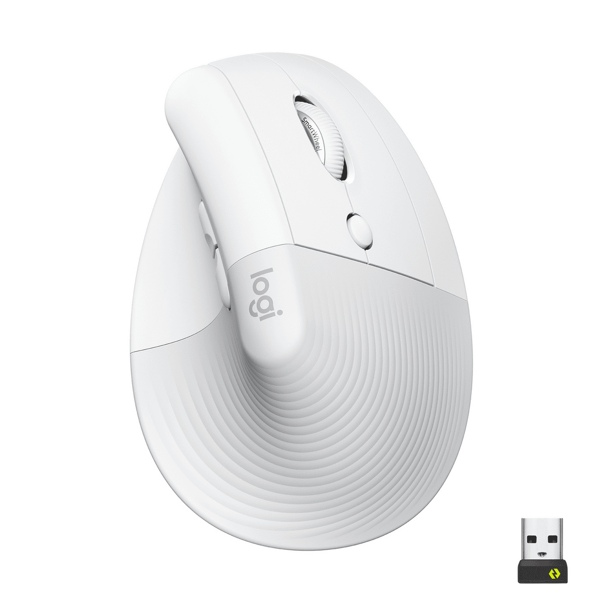 Maus pa Kabllo Logitech Lift Vertical – Bardhë