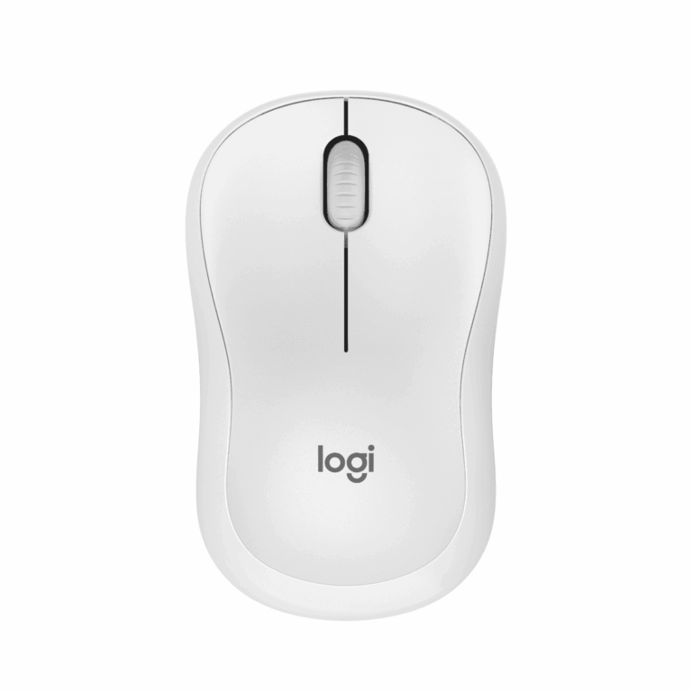 Maus pa Kabllo Logitech Mouse M240 Silent – Bardhë