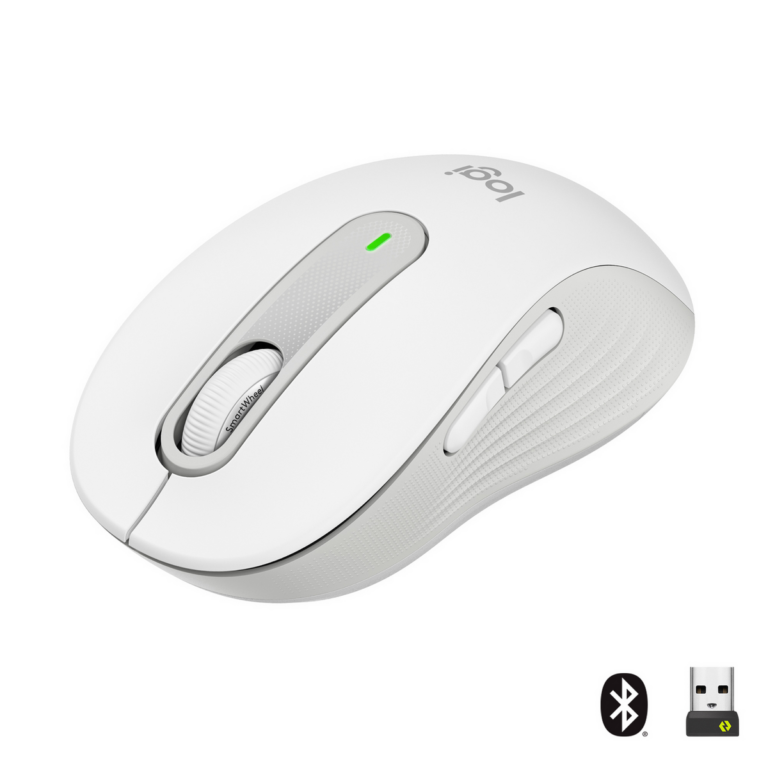 Maus pa Kabllo Logitech M650 Signature – Bardhë