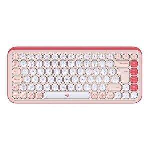 Tastierë pa Kabllo Logitech Pop Icon Keys / US Layout – Rozë