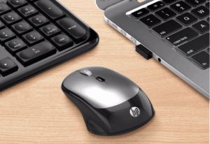 Set Tastierë dhe maus HP CS500 / Wireless 2.4GHz / 1000-1600-2000 DPI / E zezë