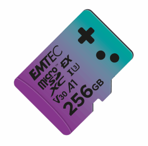 Kartë Memorie SD Emtec 256GB microSD UHS-I U3 V30 A1 EXPRESS (e përshtatshme për Switch 2)