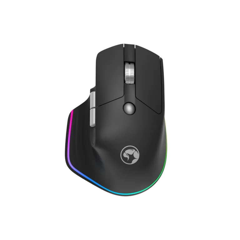 Maus Gaming Marvo G803 BK / Optik / Ergonomik / 4000 DPI / 250 Hz / Silent Switches / RGB / Wireless 2.4GHz / Bluetooth 5.0 / USB / 7 butona / I zi