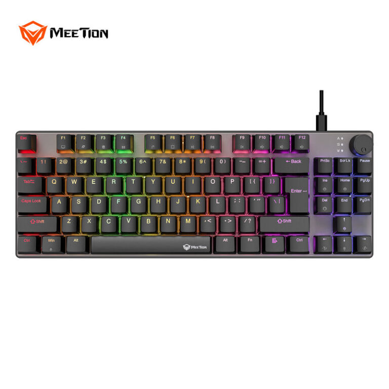 Tastierë Gaming Meetion MK008 Pro Mechanical / Red Switch / USB / US / e zezë