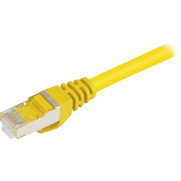 Kabllo për Rrjet Sharkoon RJ45 CAT6 S/FTP / 10.00m – Verdhë