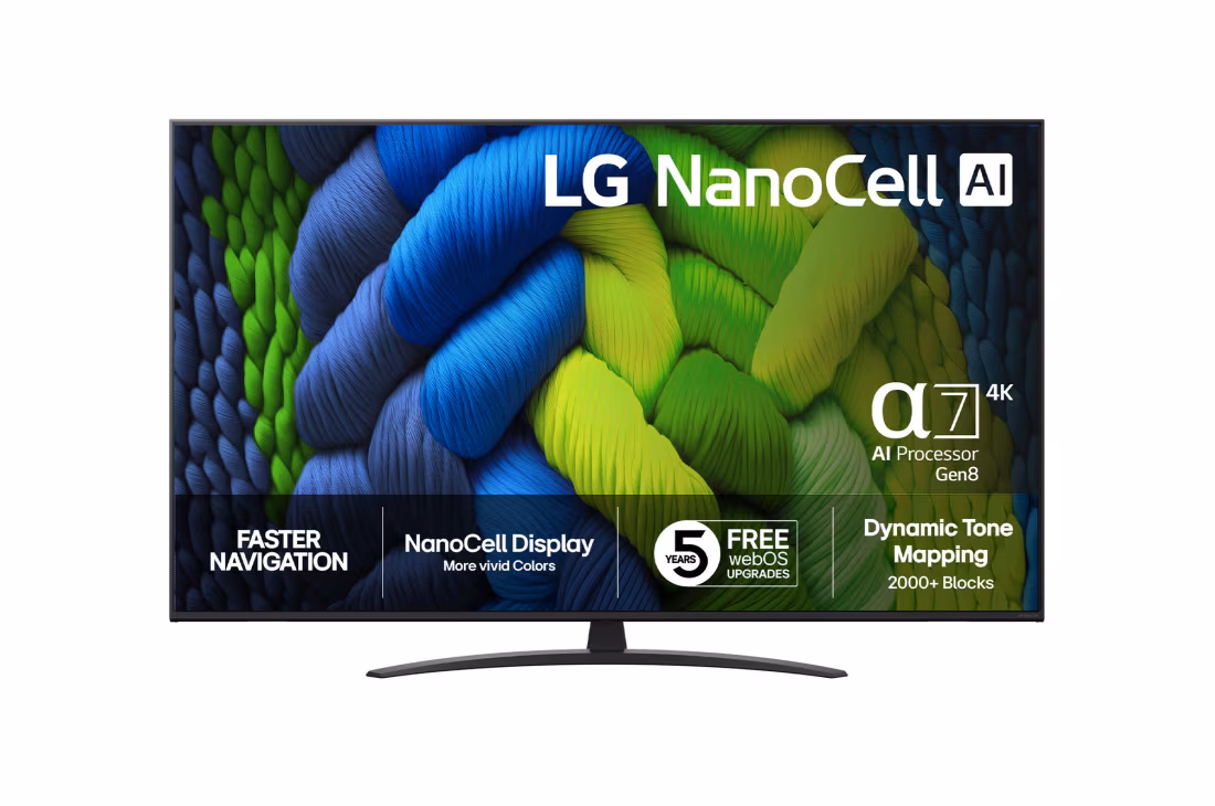 Smart TV LG NanoCell AI NANO82 / 65"/ 4K UHD / 60Hz / HDR10 - Zezë