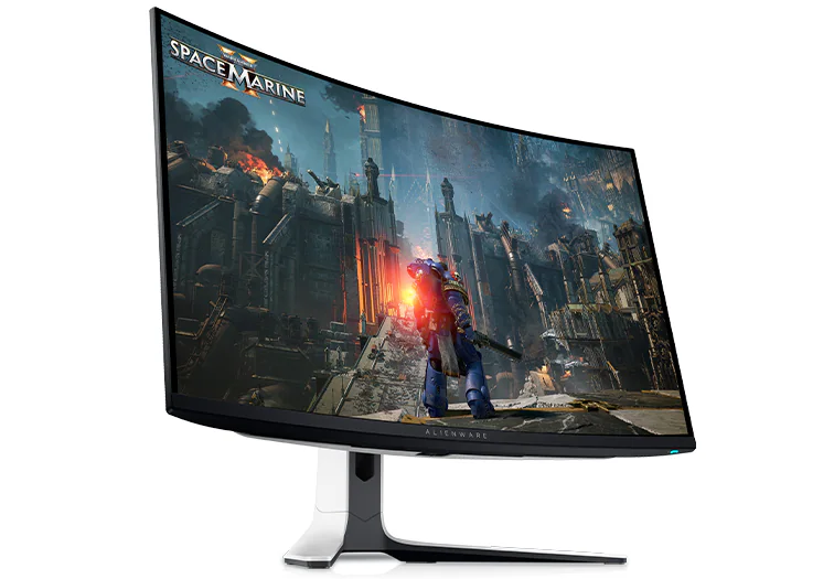 Monitor Gaming Dell AW3225QF / 32″ / 4K Ultra HD OLED / 240Hz / 0.03ms / AC + HDMI + DP + USB / Curved / Zezë - Figura 3