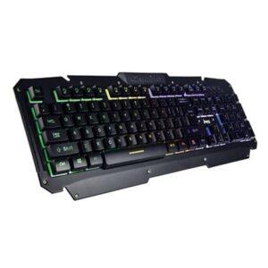 Tastierë Gaming MS Elite C330 / 2 butona multimedialë shtesë / LED / USB / Anti-Ghosting / E zezë