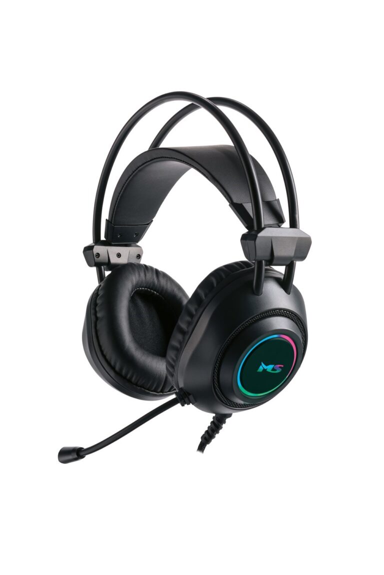 Kufje Gaming MS Icarus C310 / 20Hz - 120kHz / 110 ± 3dB / Microphone / RGB lighting / Jack 3.5mm / Të zeza