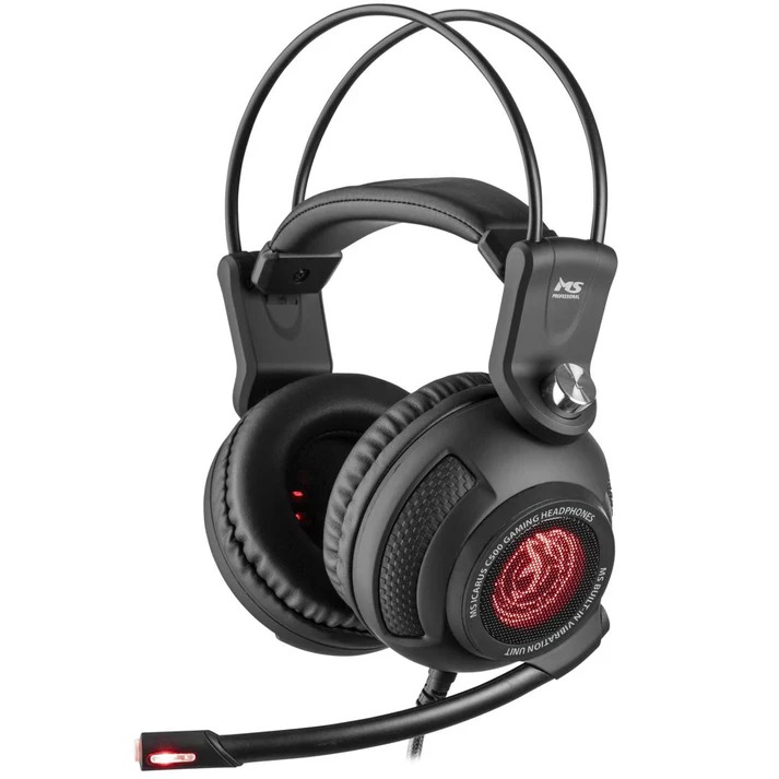 Kufje Gaming MS Icarus C500 / 20Hz-20KHz / 110 dB 3dB dB / Microphone / Cable 2m / Të zeza