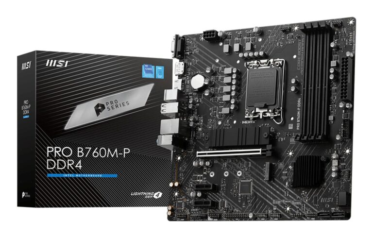 Pllakë Amë Intel MSI PRO B760M-P DDR4 / 1xPCI-E x16 slot / LGA 1700