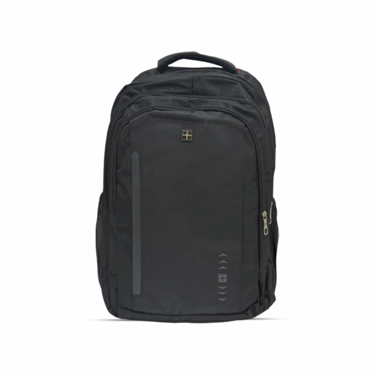 Çantë për Laptop S9001 / B53-88 / 18 Inch /  Polyester / Waterproof / Soft handle / E zezë/Hiri