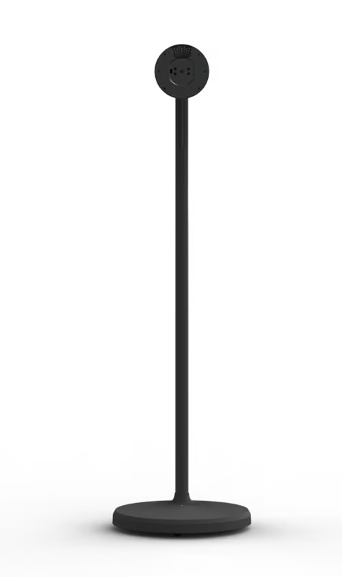 Aksesorë për tablet ALLNET High Performance Display 24-inch – Floor stand with bracket and base plate featuring built-in battery and charging function - Zezë
